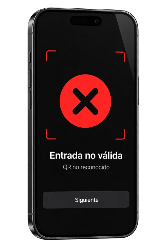 Scanner con entrada no válida